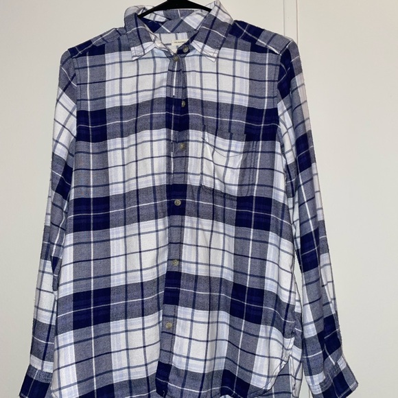 American Eagle Ahhmazingly Soft Flannel Button Down Shirt Small - Picture 9 of 9